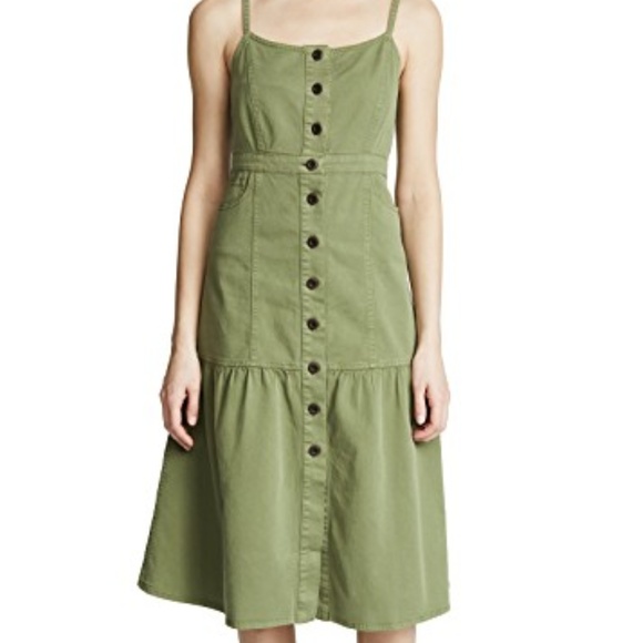 Madewell Bayview Tiered Midi Dress - Picture 1 of 4